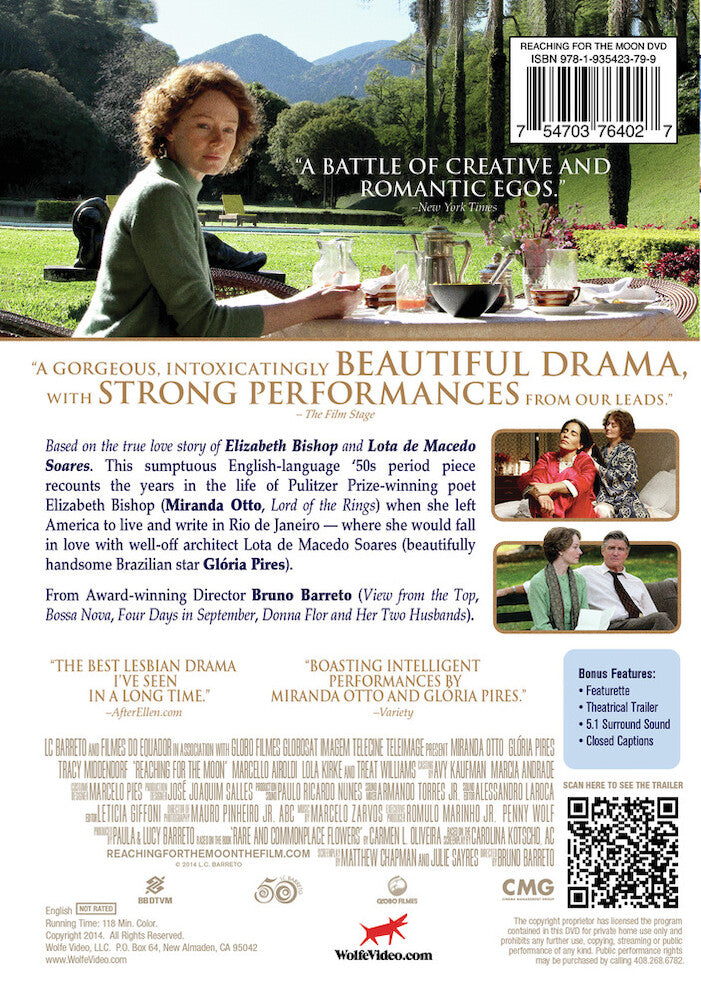 reaching for the moon - Back Panel - DVD