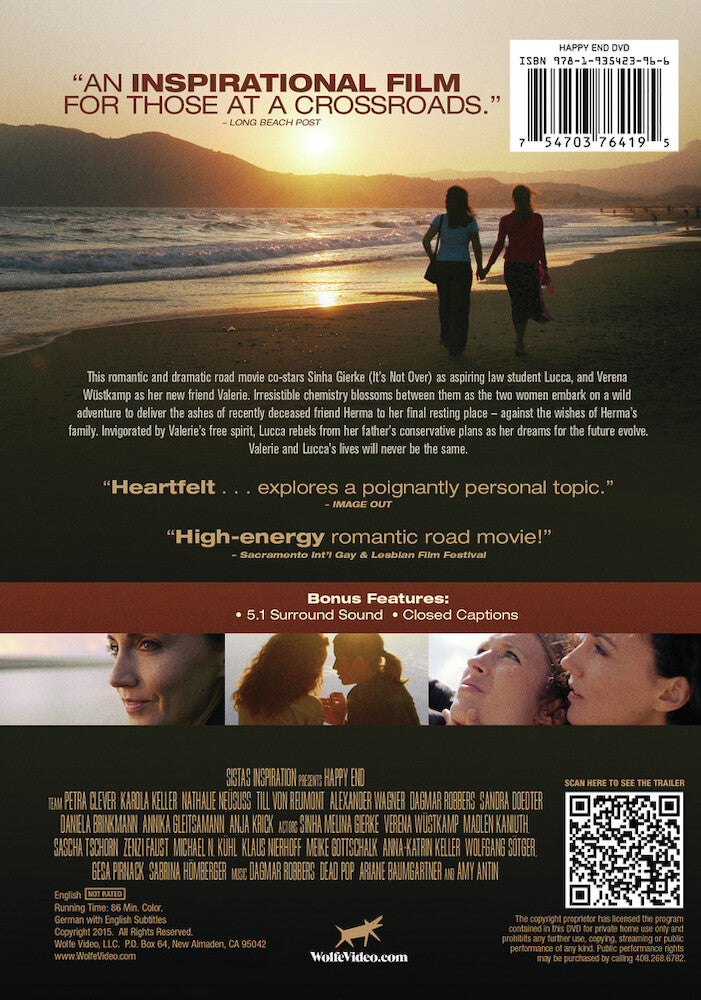happy end - Back Panel - DVD