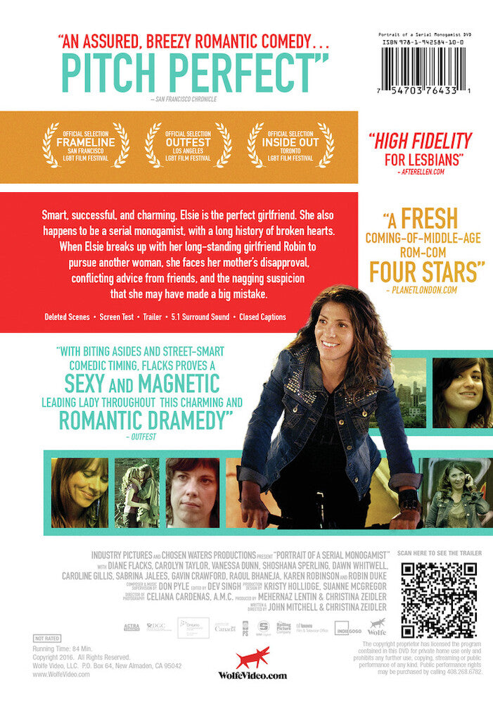 portrait of a serial monogamist - Back Panel - DVD
