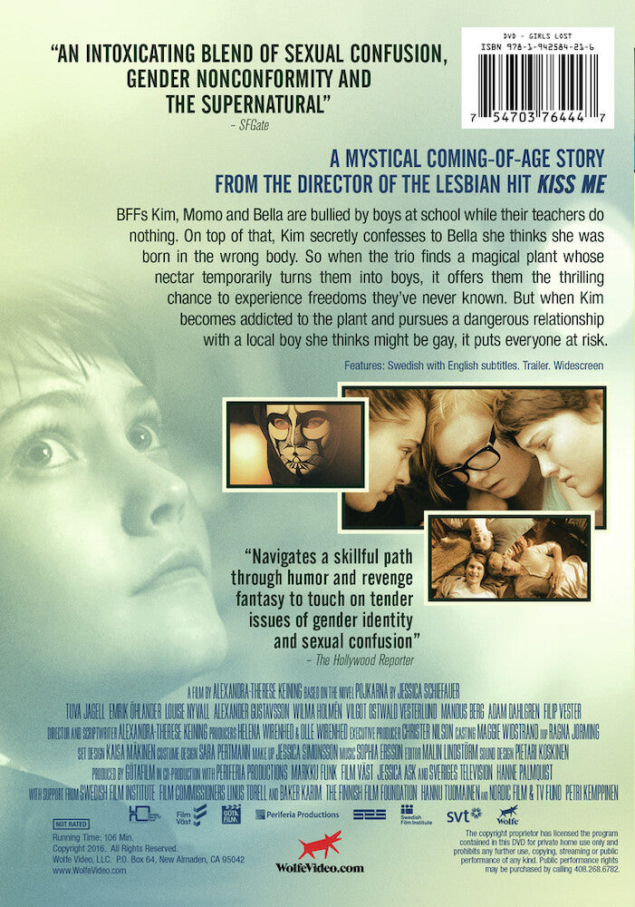 girls lost - Back Panel - DVD