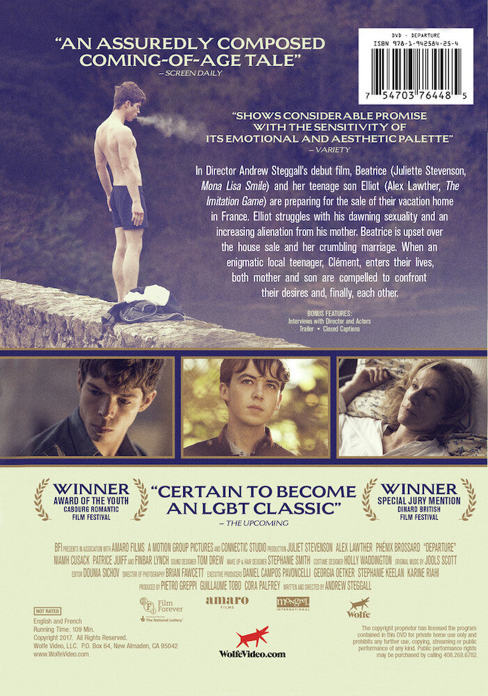 departure - Back Panel - DVD