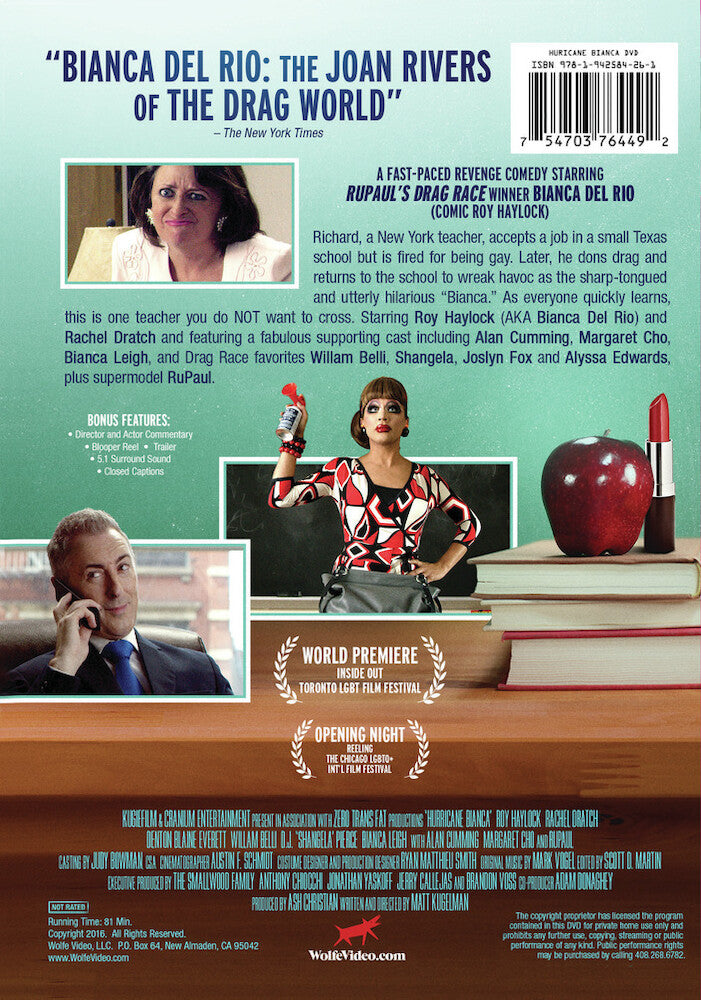 hurricane bianca - Back Panel - DVD