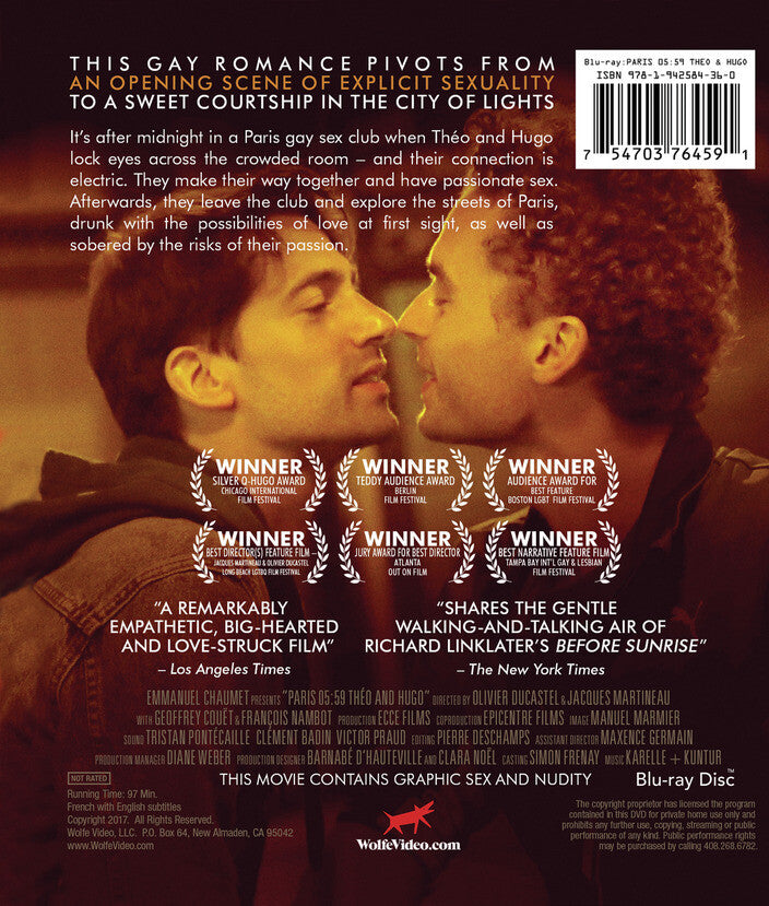 paris 05:59 theo & hugo - Back Panel - Blu-ray
