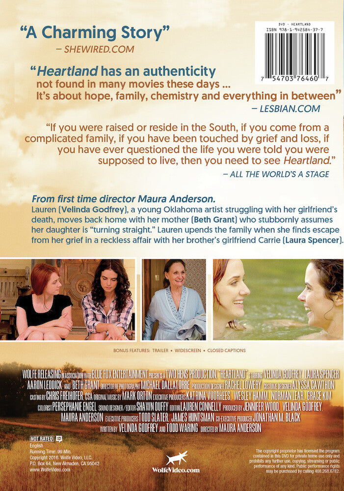 heartland - Back Panel - DVD