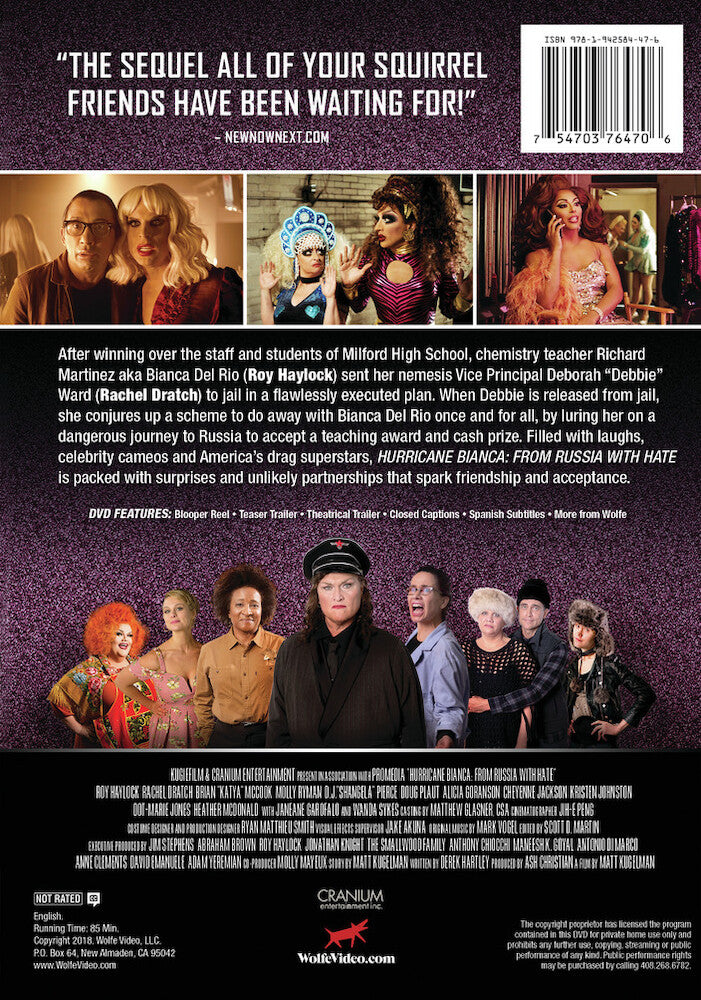 hurricane bianca: from russia with hate - Back Panel - DVD