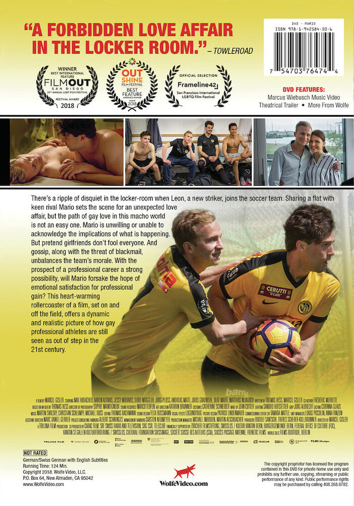 mario - Back Panel - DVD