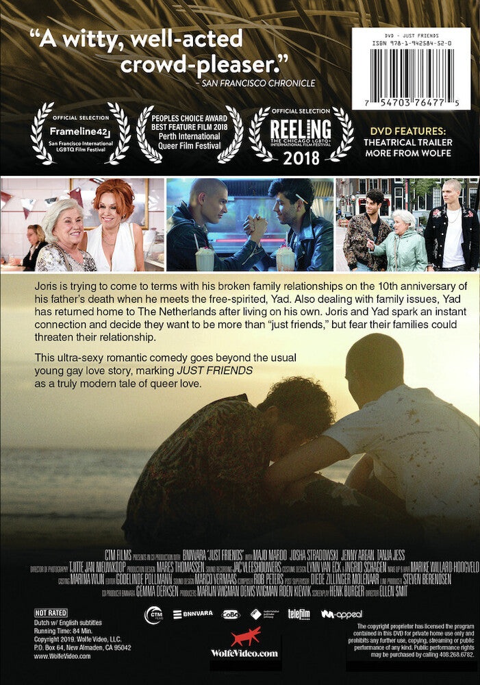 just friends - Back Panel - DVD