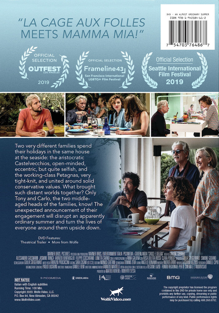 an almost ordinary summer - Back Panel - DVD