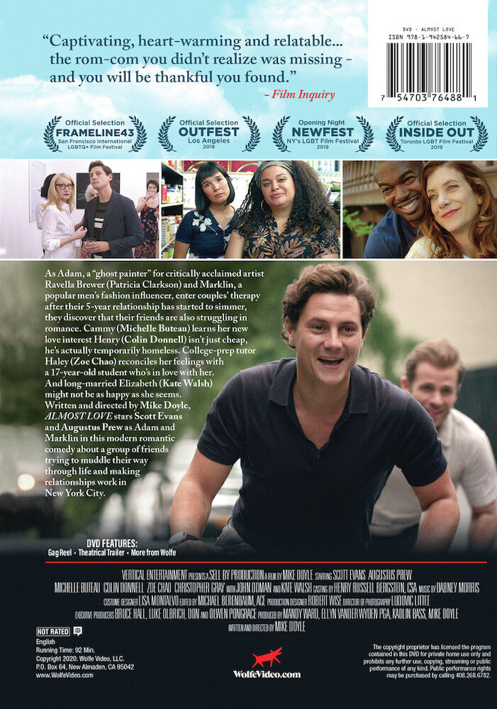 almost love - Back Panel - DVD