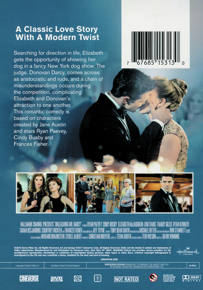 unleashing mr. darcy - Back Panel - DVD