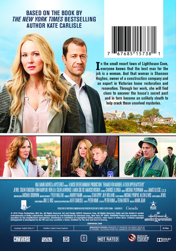 framed for murder: a fixer upper mystery - Back Panel - DVD