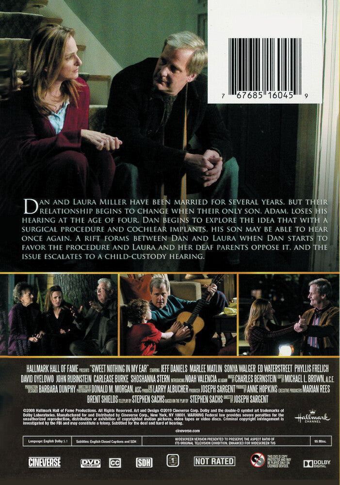 sweet nothing in my ear - Back Panel - DVD