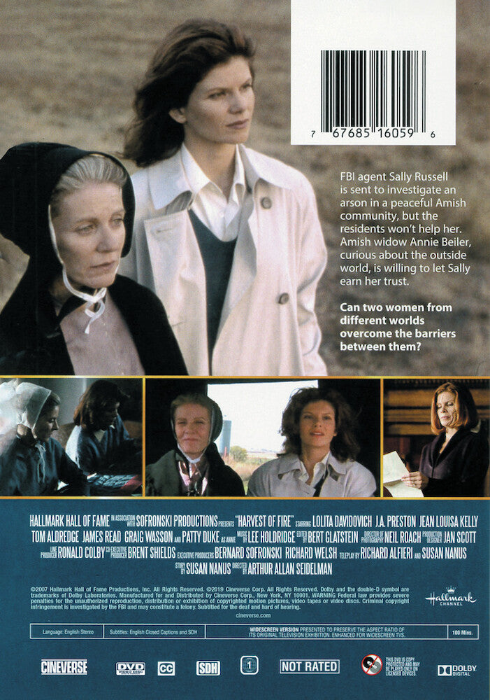 harvest of fire - Back Panel - DVD