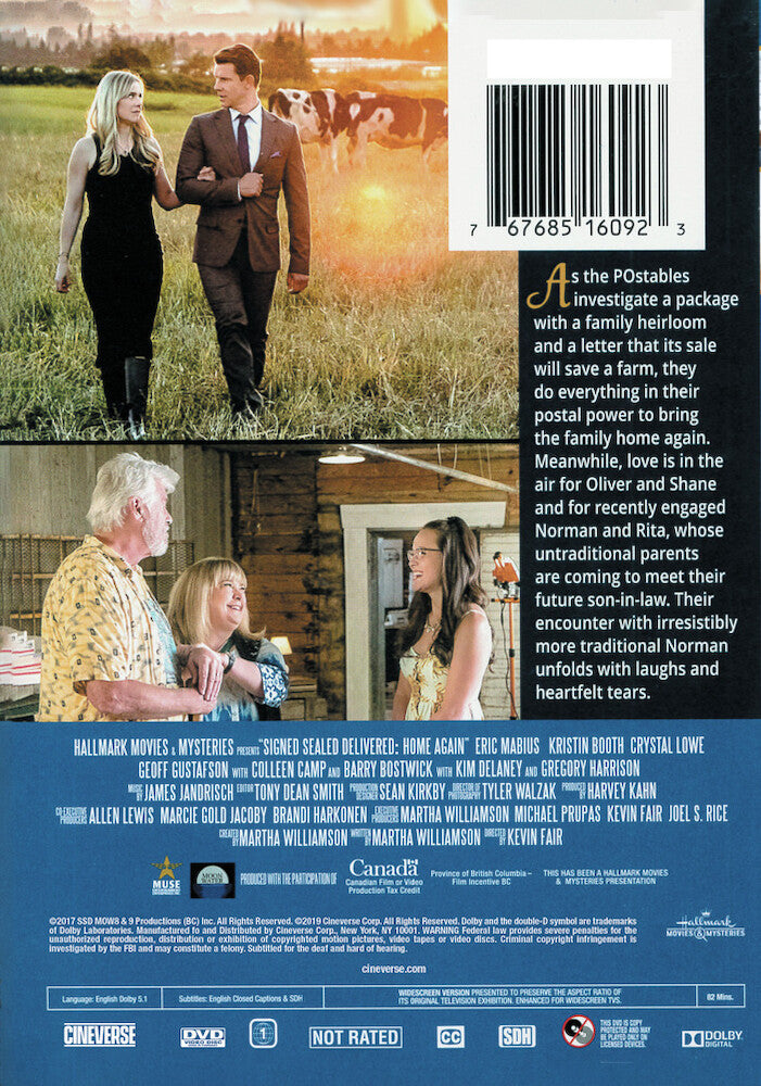 signed, sealed, delivered: home again - Back Panel - DVD
