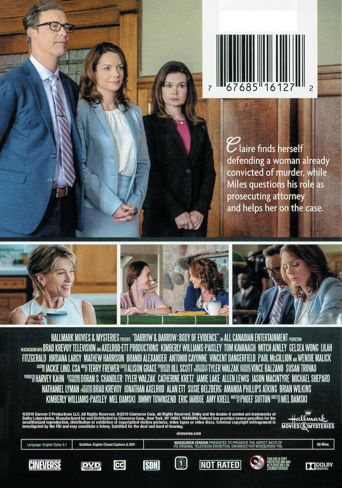 darrow & darrow: body of evidence - Back Panel - DVD