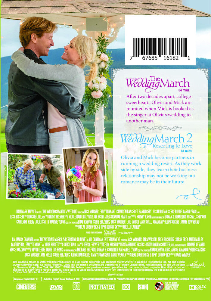 hallmark double feature: wedding march 1 & 2 - Back Panel - DVD