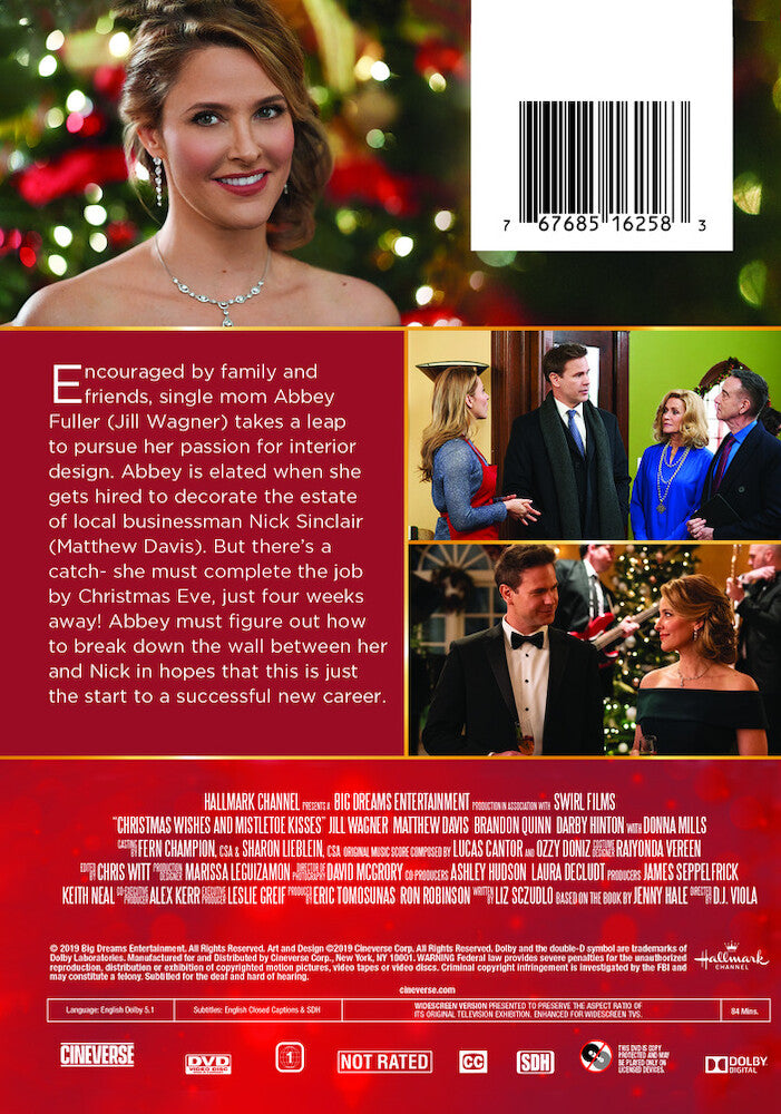 christmas wishes & mistletoe kisses - Back Panel - DVD