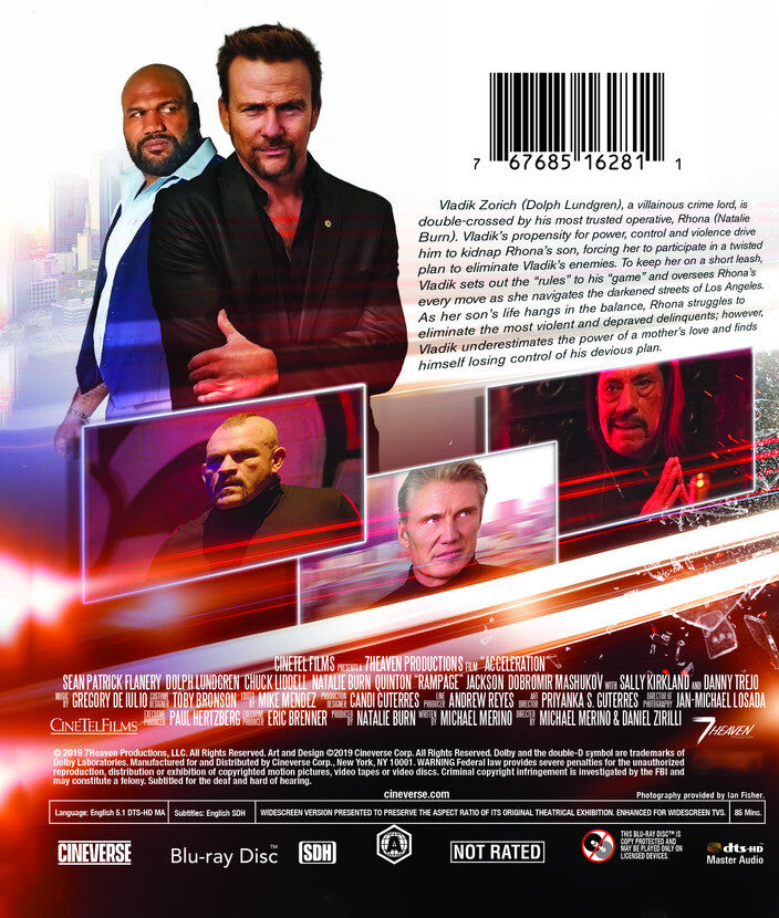 acceleration - Back Panel - Blu-ray