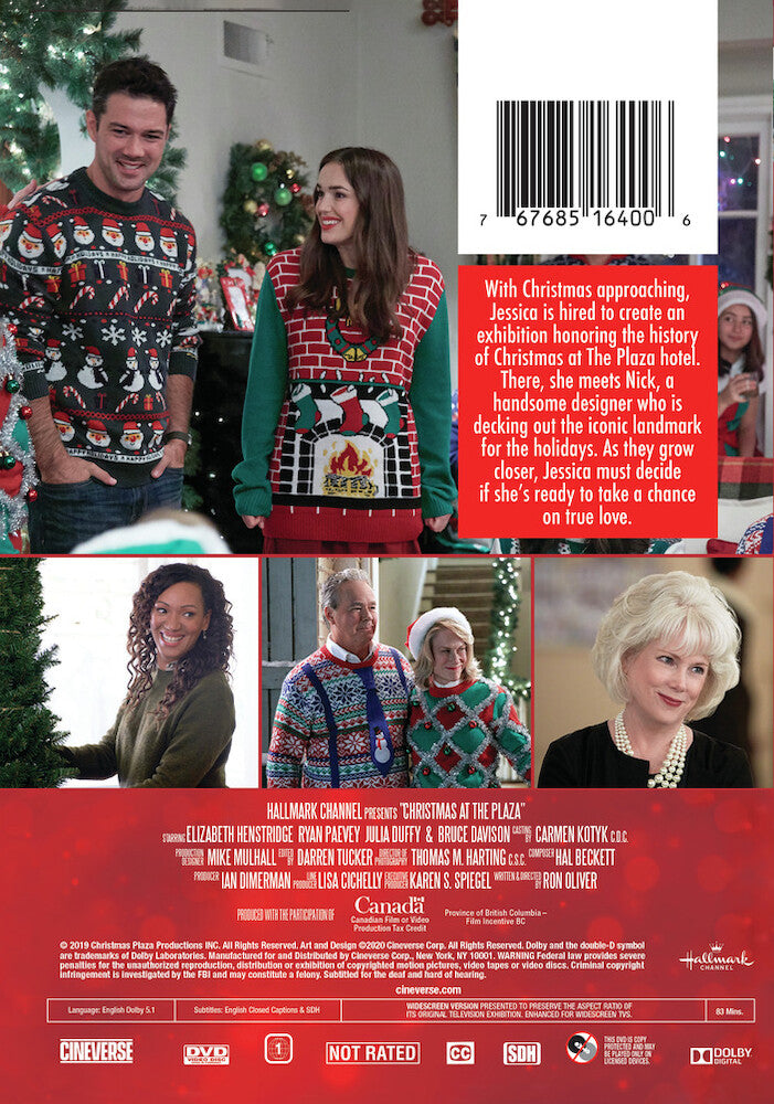 christmas at the plaza - Back Panel - DVD