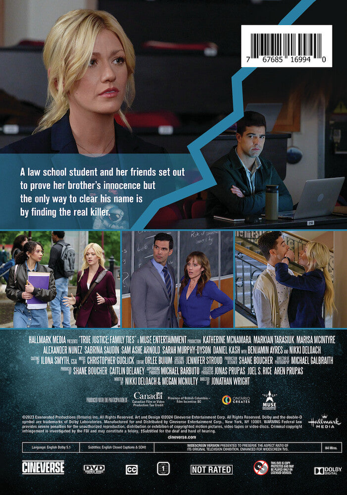 true justice: family ties - Back Panel - DVD