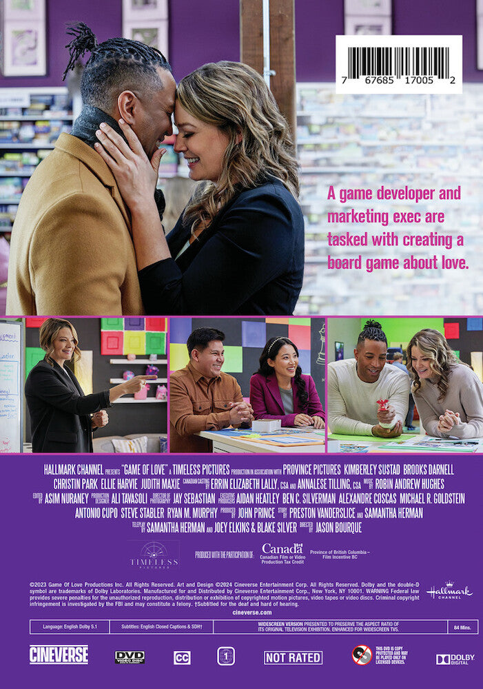 game of love - Back Panel - DVD