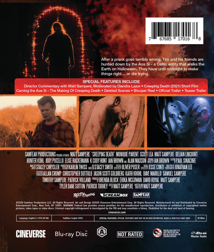 creeping death - Back Panel - Blu-ray