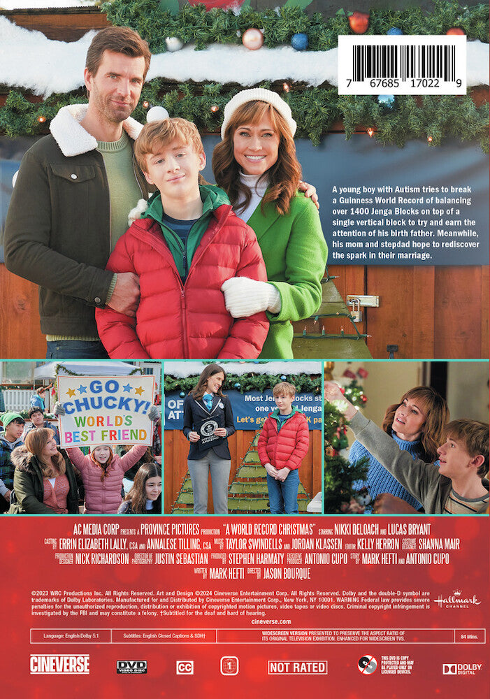 a world record christmas - Back Panel - DVD