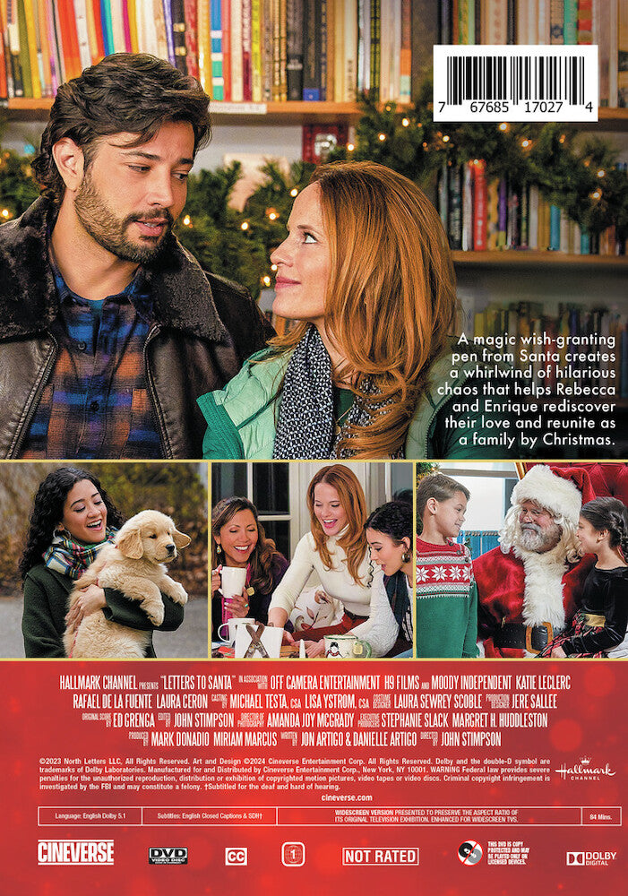 letters to santa - Back Panel - DVD