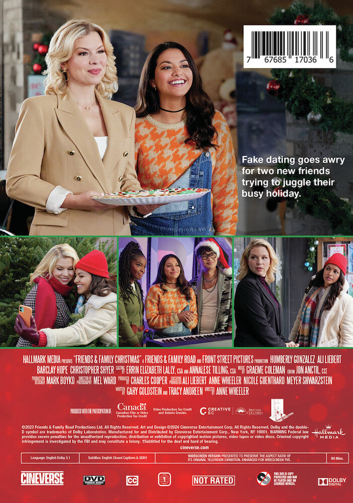 friends & family christmas - Back Panel - DVD