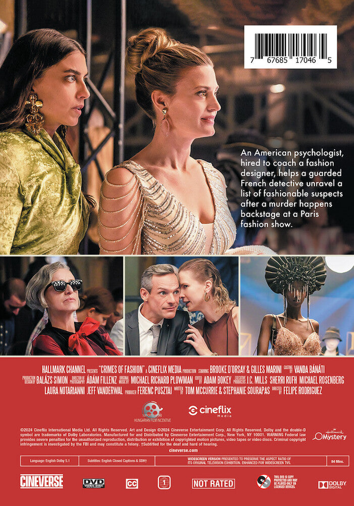 crimes of fashion: killer clutch - Back Panel - DVD