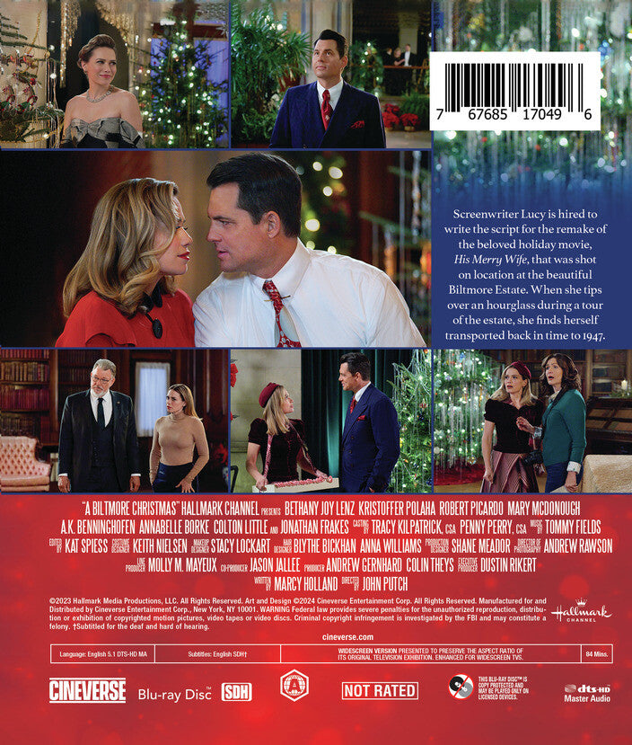 a biltmore christmas - Back Panel - Blu-ray