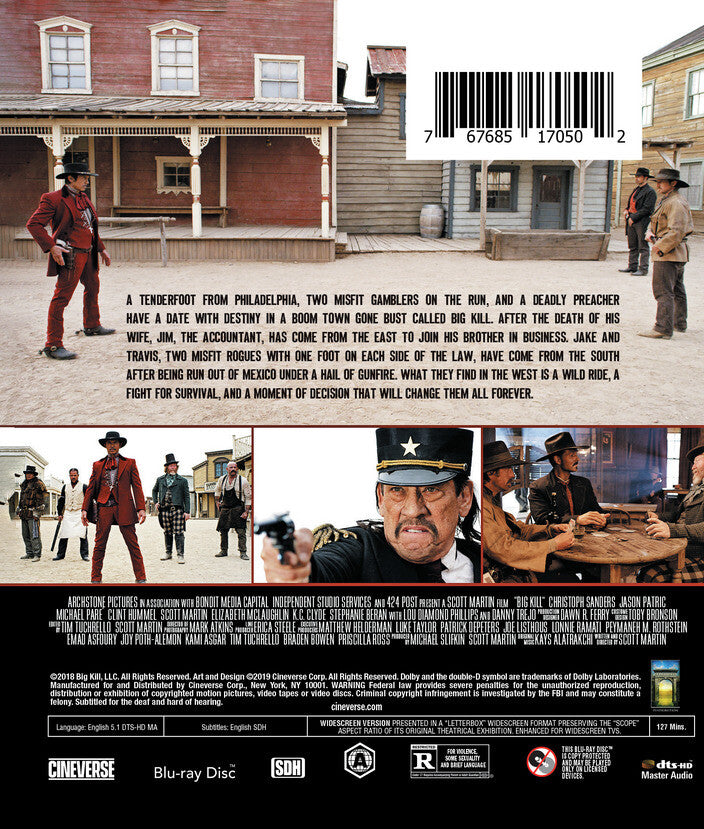 big kill - Back Panel - Blu-ray