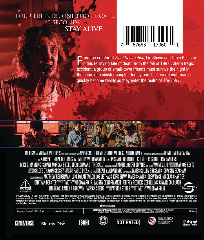 the call - Back Panel - Blu-ray