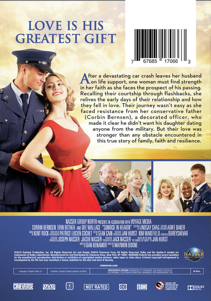 sunrise in heaven - Back Panel - DVD