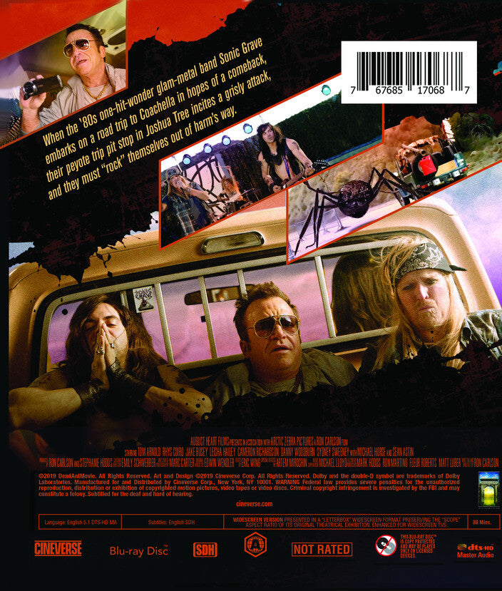 dead ant - Back Panel - Blu-ray