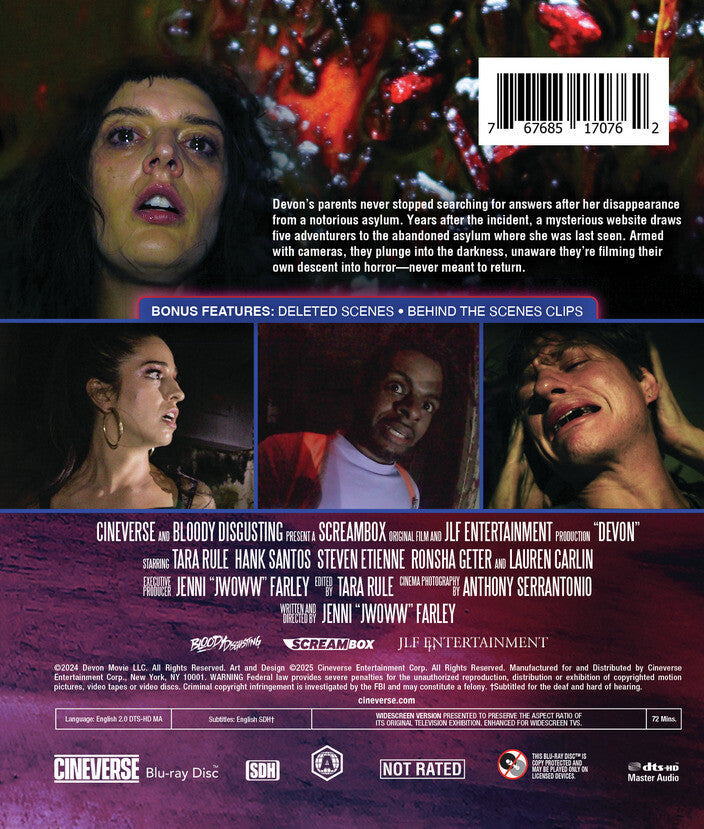 devon - Back Panel - Blu-ray