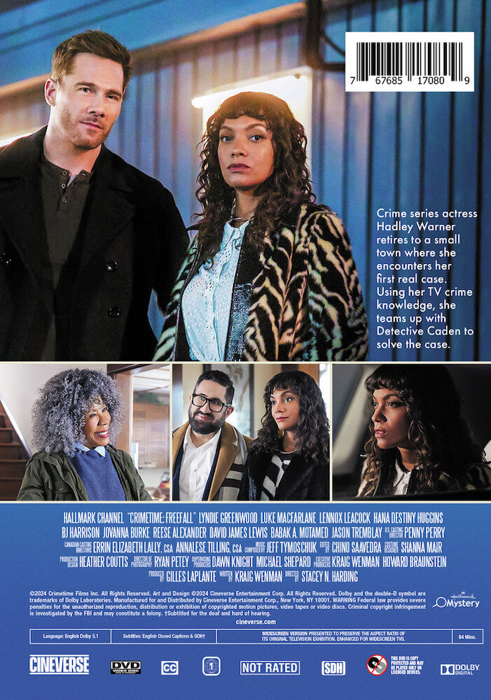 crimetime: freefall - Back Panel - DVD