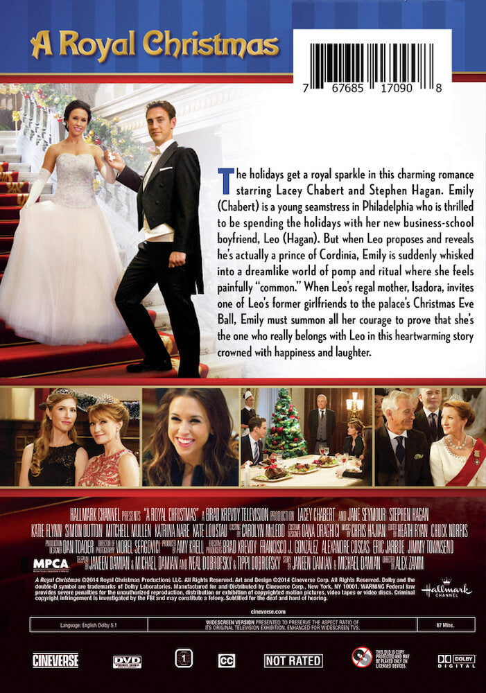a royal christmas - Back Panel - DVD