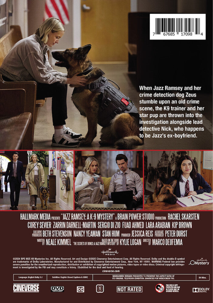 jazz ramsey: a k-9 mystery - Back Panel - DVD