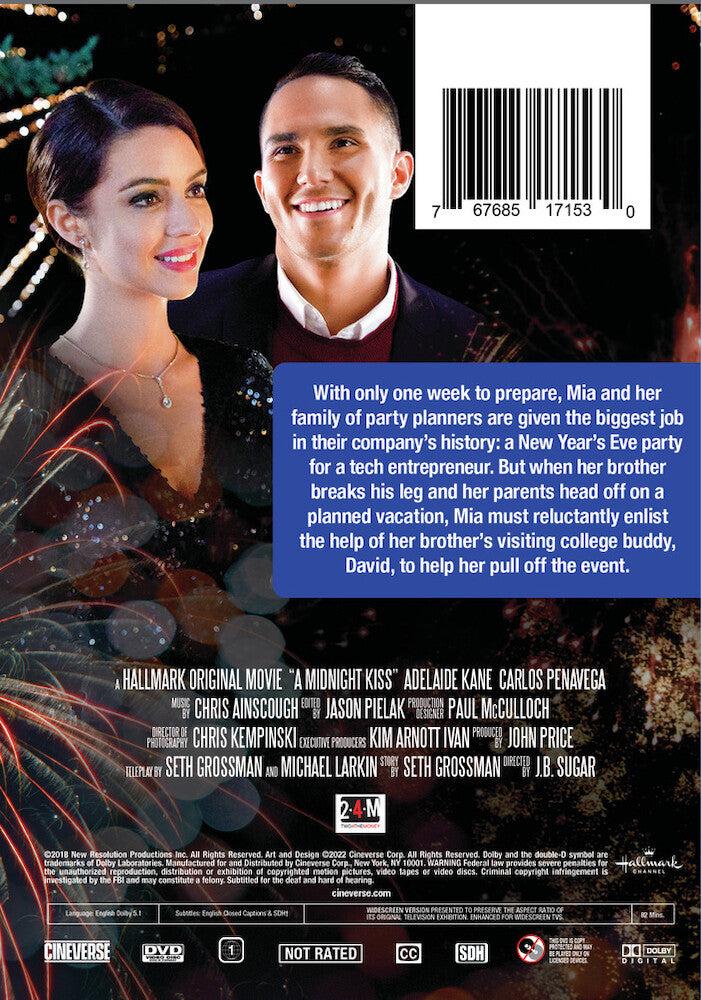 a midnight kiss - Back Panel - DVD