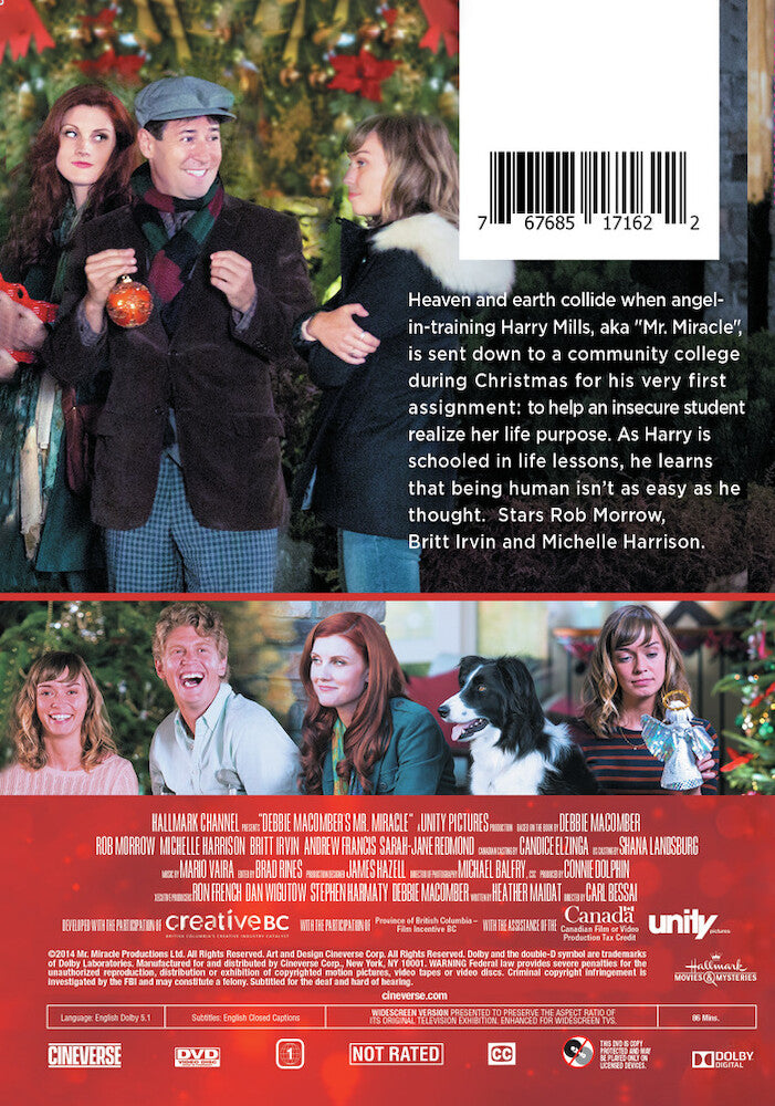 debbie macomber's mr. miracle - Back Panel - DVD