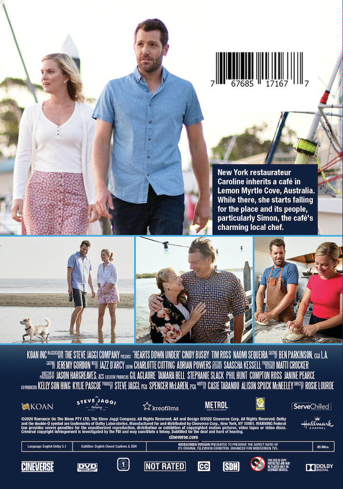 hearts down under - Back Panel - DVD