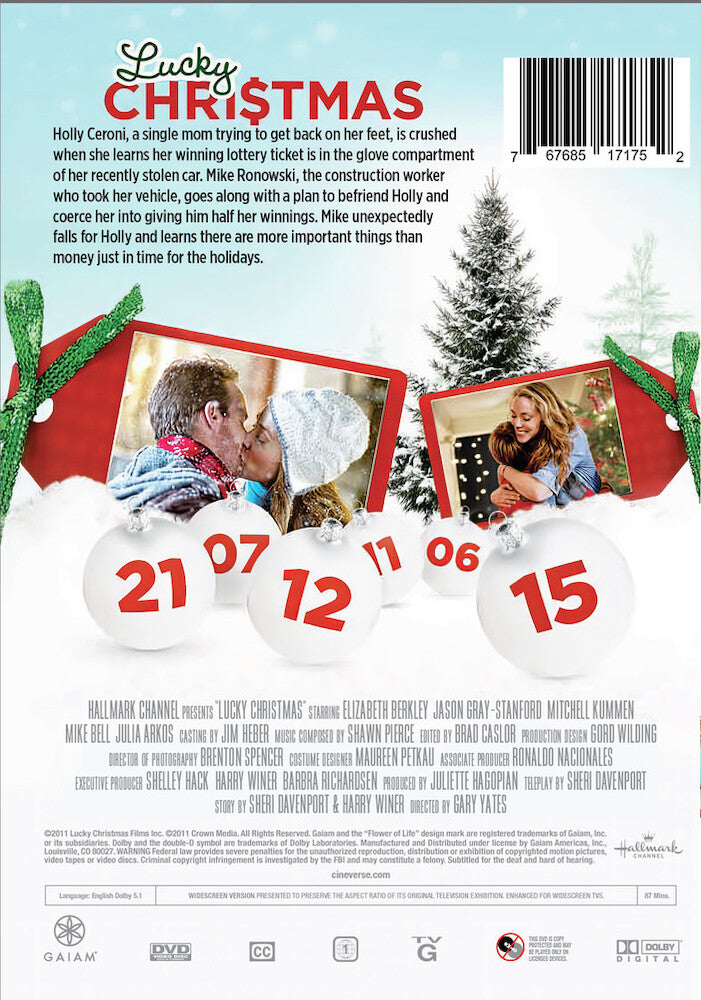 lucky christmas - Back Panel - DVD