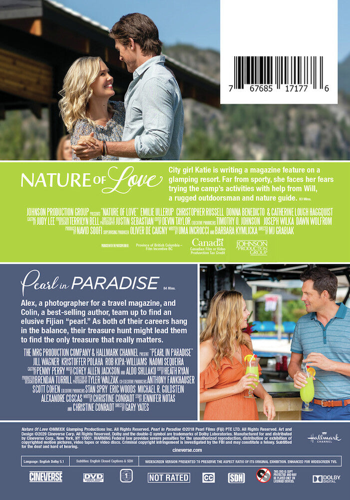 hallmark 2-movie collection: nature of love & pearl in paradise - Back Panel - DVD