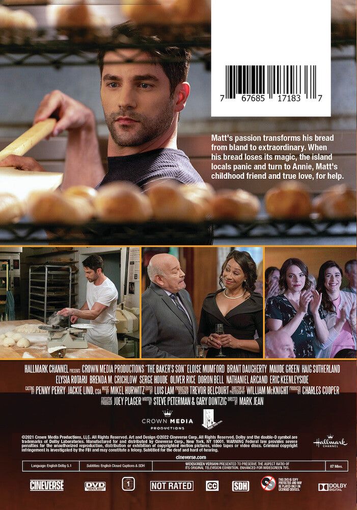 the baker's son - Back Panel - DVD