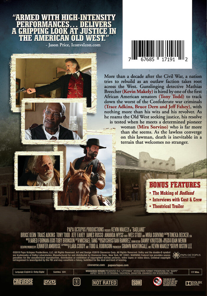 badland - Back Panel - DVD