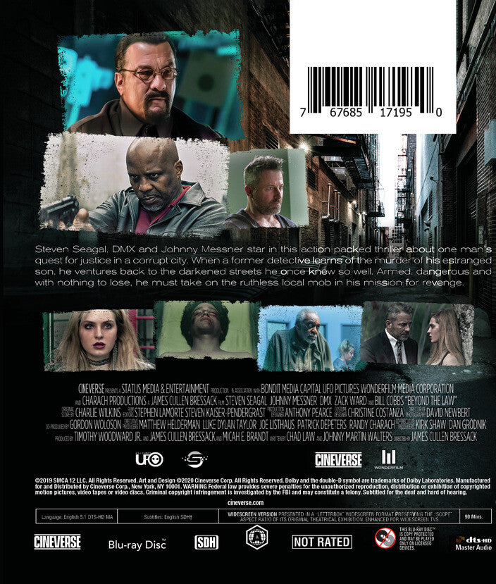 beyond the law - Back Panel - Blu-ray
