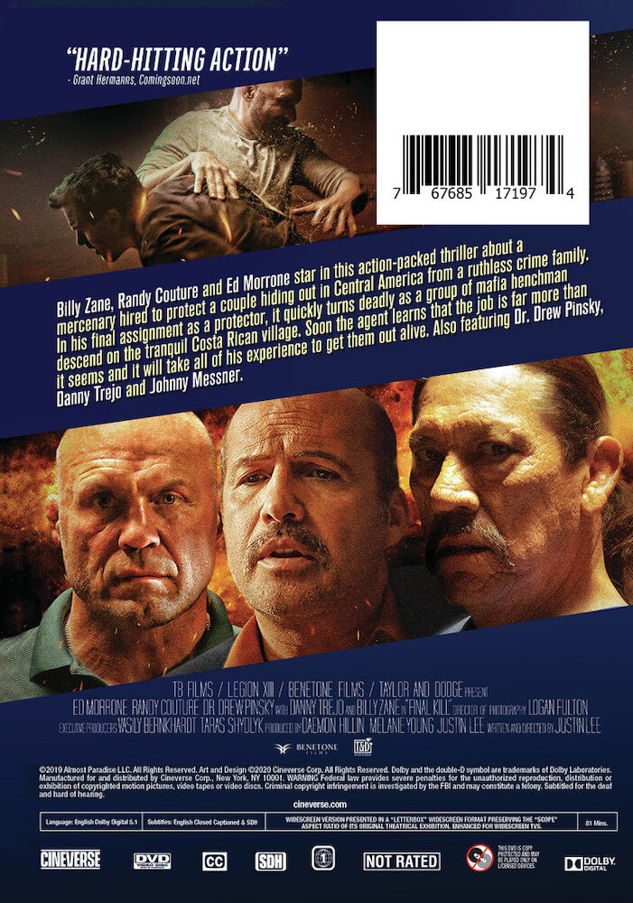 final kill - Back Panel - DVD