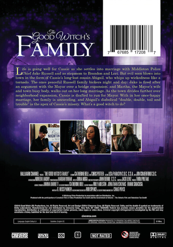 the good witch's family - Back Panel - DVD