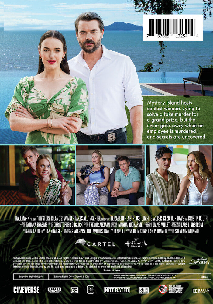 Mystery Island: Winner Takes All - Back Panel - 